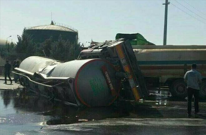 İki TIR çarpıştı 1 Kişi Öldü 1 Kişi Yaralandı.