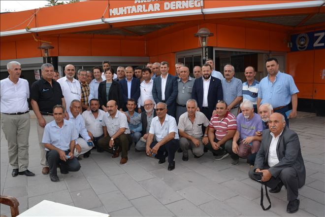 Milletvekilleri ve Başkan Mahalle Muhtarlarıyla Bir Araya Geldi