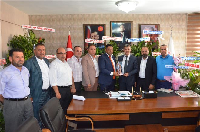 ATSO Heyetinden Ak Parti İl Başkanı Altınsoy´a Hayırlı Olsun Ziyareti