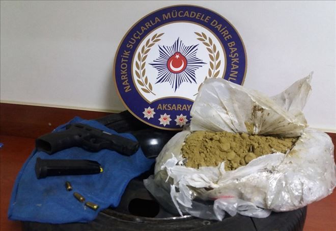 Stepne lastiği içerisinde uyuşturucu sevkiyatı