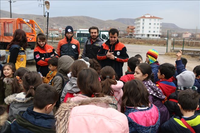 Öğrencilerden AFAD Müdürlüğüne ziyaret 