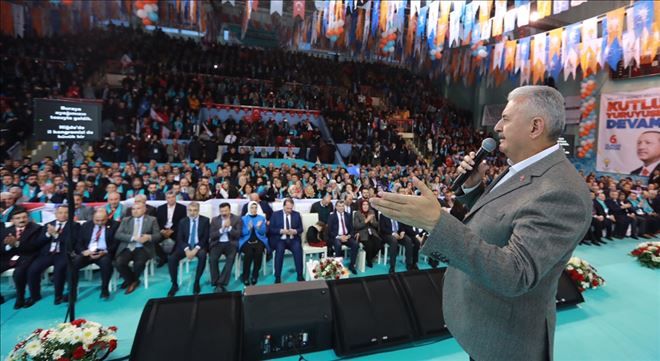 Başbakan Aksaray´da Ak Parti 6.Olağan Kongresine Katıldı