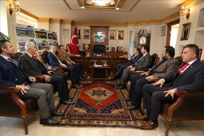 Karaca Yazgı´yı Makamında Ziyaret Etti
