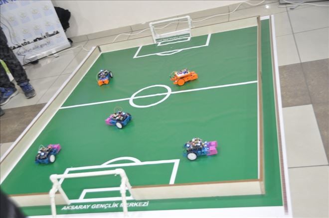 Aksaray da ROBOTLAR Yeşil Sahaya İndi