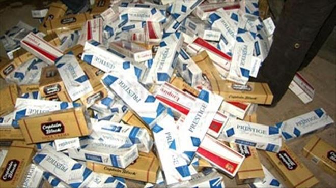 Aksaray E90 Kara Yolunda Polis 50 Bin Paket Kaçak Sigara Ele Geçirdi