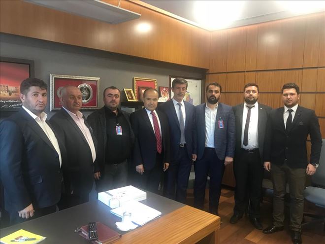  Cengiz Aydoğdu, Aksaray Müteahhitler Birliği Başkanı Recep Akalın Ve Yönetim Kurulu Üyelerini Kabul Etti.