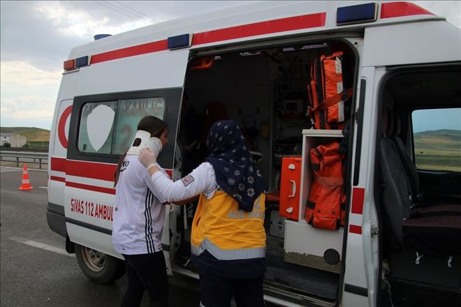 Ortaköy´de İşçi Servisi Kaza Yaptı 