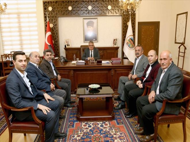 Aksaray Şoförler Odasından Vali Pekmez´e Ziyaret 