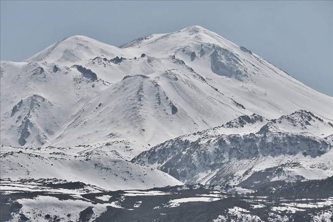 Aksaray´da Mevsimin İlk Karı Yağdı 