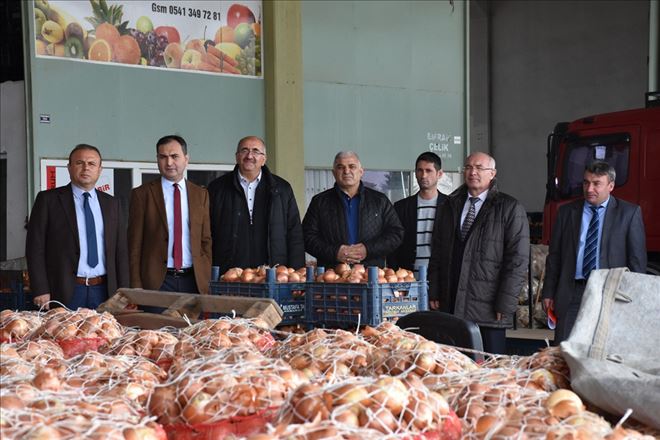 Soğan Satışı Yapılan Yerlerde Stok Kontrolü Yapıldı