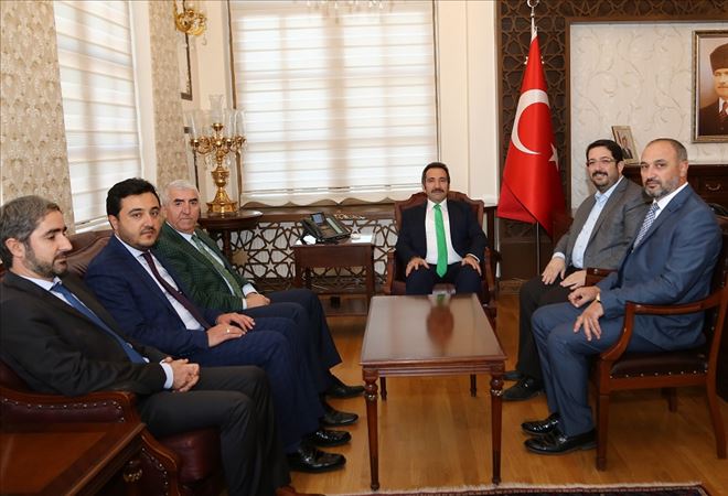 Aksaray Belediyesinden Vali Ali Mantı´yı Hoş geldin ziyareti