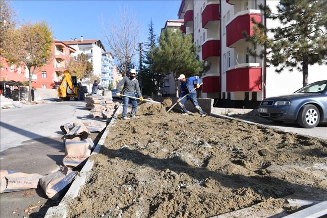 Güvenli ve Rahat Ulaşım İmkanı Sunmak İçin Kaldırım Çalışmaları Devam Ediyor
