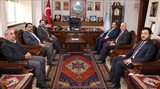 Vali Mantı´dan Başkan Yazgı´ya Nezaket Ziyareti