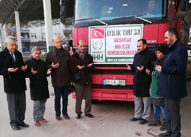 Aksaray´dan 2018 Yılında 33 İyilik TIR´ı Gönderildi 