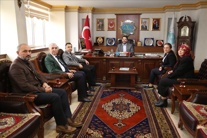 Aksaray Ağır Ceza Mahkemesi Heyetinden Başkan Yazgı´ya Nezaket Ziyareti 