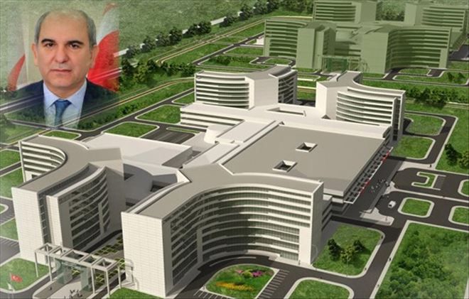 Şehir Hastanesi hızla yükseliyor