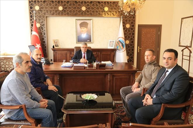 Vali Aykut Pekmez´in Özel Ziyaretçileri