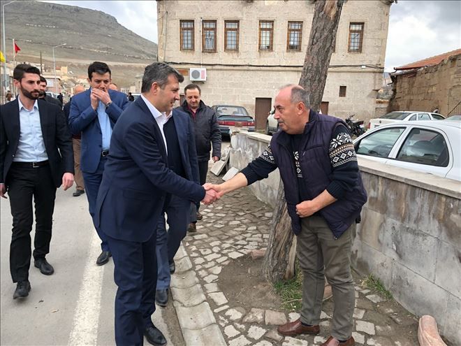 Başkan Altınsoy, Güzelyurt İlçe Esnafını Ve Vatandaşları Ziyaret Etti