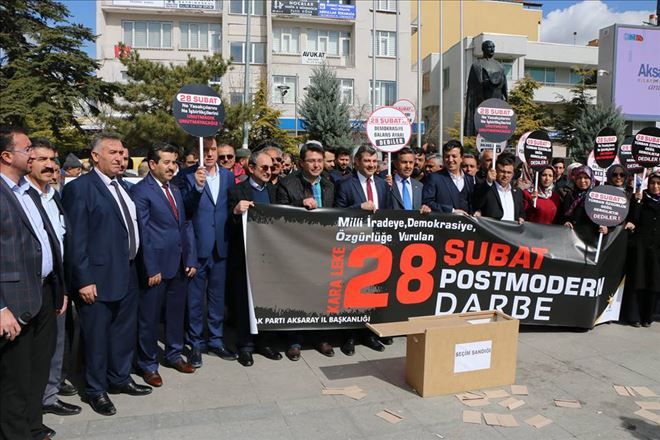 Aksaray´da 28 Şubat´ın 21. yılı nedeniyle çeşitli programlar düzenlendi. 