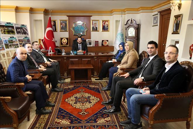 İl Sağlık Müdürlüğü Heyetinden Başkan Yazgı´ya Teşekkür Ziyareti