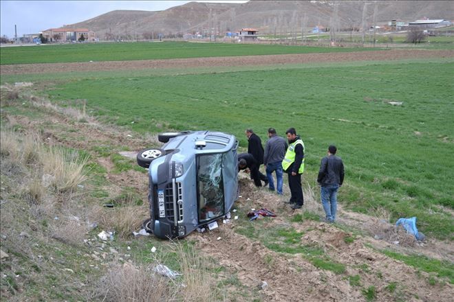 Aksaray´da trafik kazası: 1 yaralı