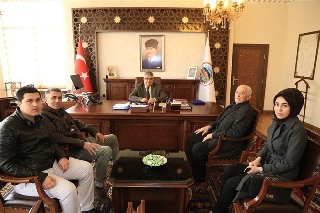 Şehit Ailesinden Vali Aykut Pekmez´e ziyaret
