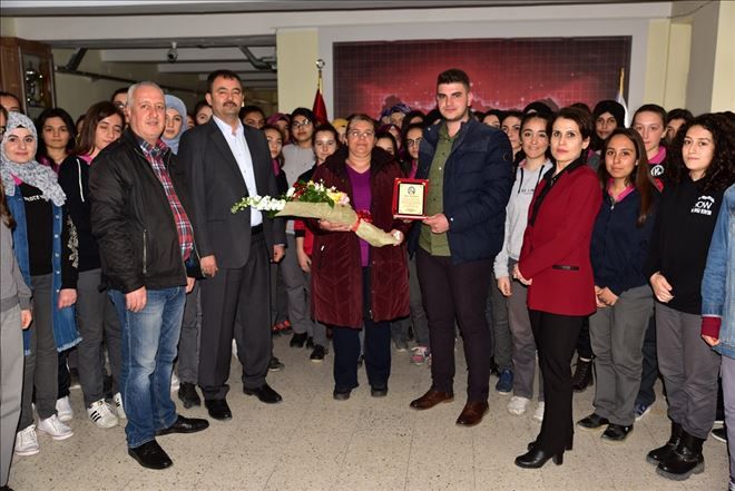 Afrin gazisi Emre Özcan  öğrencilerle buluştu
