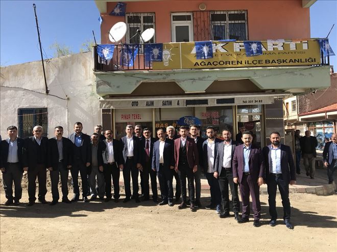 Sarıyahşi ve Ağaçören İlçelerini Ziyaret Ettiler