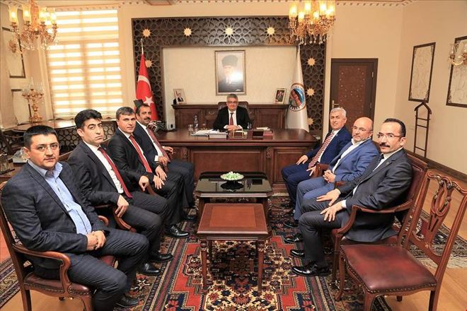 Metin Memiş Vali Aykut Pekmez´i ziyaret etti