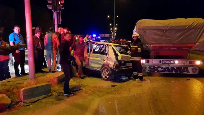 Karapınar´da trafik kazası: 2 yaralı