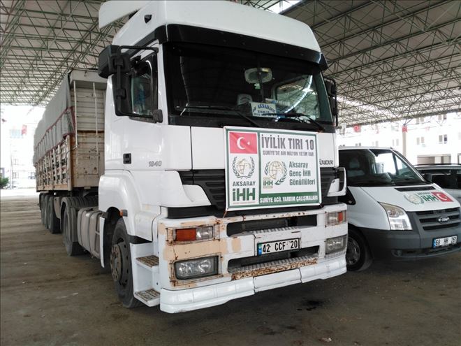 İHH 11. İyilik TIR´ını Muhsin Yazıcıoğlu Anısına Gönderdi