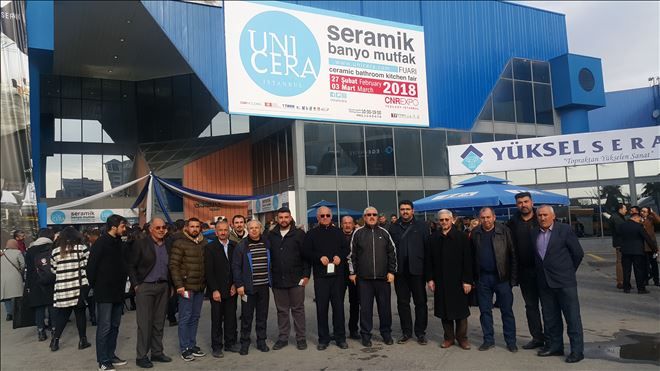 Aksaray Ticaret Odası Üyeleri Seramik Fuarına Katıldılar