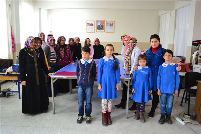 Çocuklar Derste Anneler Atölyede-aksaray haberleri