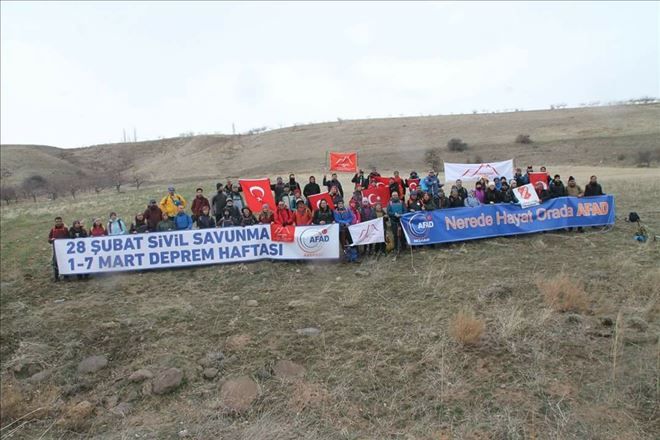 Deprem Haftası İçin Yürüyüş Düzenlendi