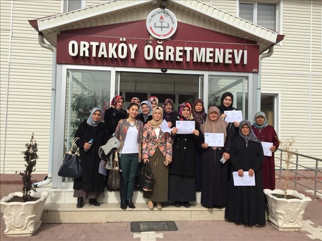 Ortaköy Uygulamalı Girişimcilik Eğitimi ve Meslek Edindirme Kursu Sertifika Dağıtım Töreni