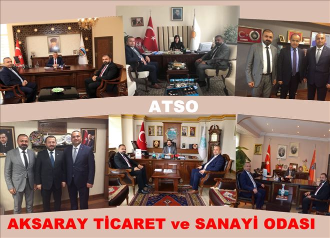 ATSO Başkanları Resmi Ziyaretlere Başladı