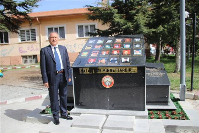 Ortaköy´e  Şehitlik Anıtı Açıldı