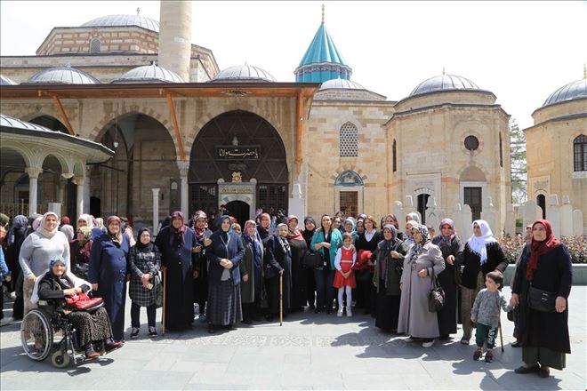 Aksaraylı şehit aileleri Konya´yı gezdi