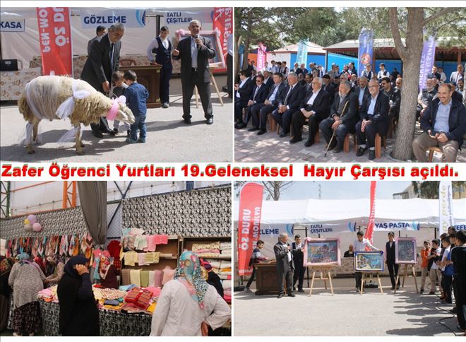 Aksaray´ın En Büyük Geleneksel Hayır Çarşısı Açıldı 