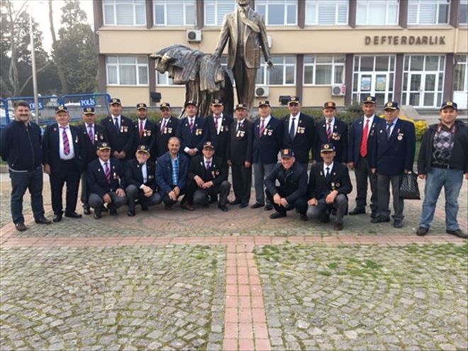 Gaziler Derneğinden Emniyet Müdürü Ali Karabağ´a Teşekkür Ziyareti 