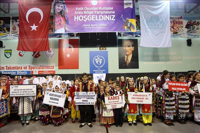Kulüpler Arası Halk Oyunları Yarışması Aksaray´da Yapıldı