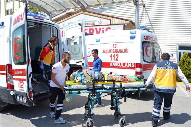 Aksaray´da asansör boşluğuna düşen kişi yaralandı