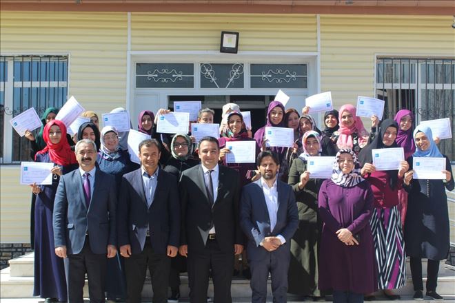 Sarıyahşi ve Ortaköy´de Mesleki Kurslara Yoğun İlgi