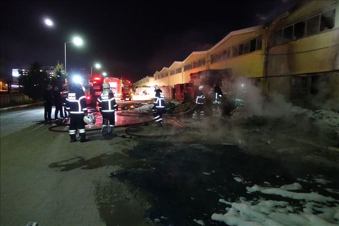 Aksaray´da depo yangını