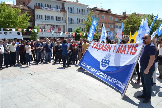 Aksaray´da da 1 Mayıs Etkinlikleri Yapıldı