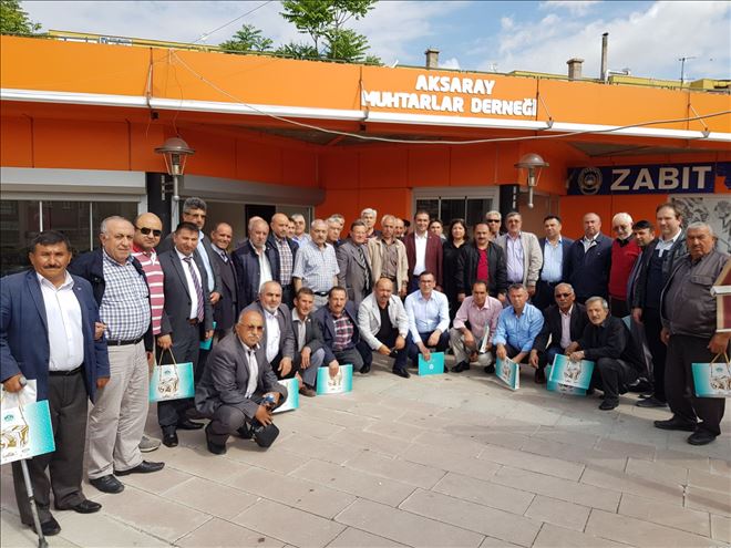 Aksaraylı İş Adamı Yılmaz İlhan Muhtarlar ile bir araya geldi