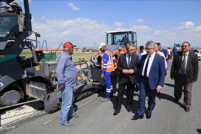 Aksaray-Yeşilova Yolu Yıl Sonunda Tamamlanacak