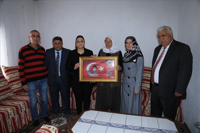 Aksaray´da Şehit Ailelerine ziyaret