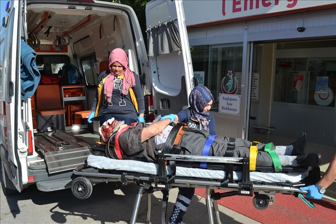 Aksaray´da otomobil şarampole devrildi: 6 yaralı
