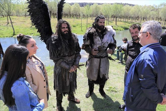 Deliler Filminin Setini Vali Pekmez Ziyaret Etti.